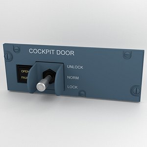 cockpit door control panel 3ds