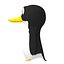 Cartoon-Pinguin manipuliert