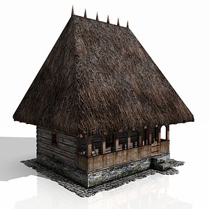 medieval house xvi century 3d obj
