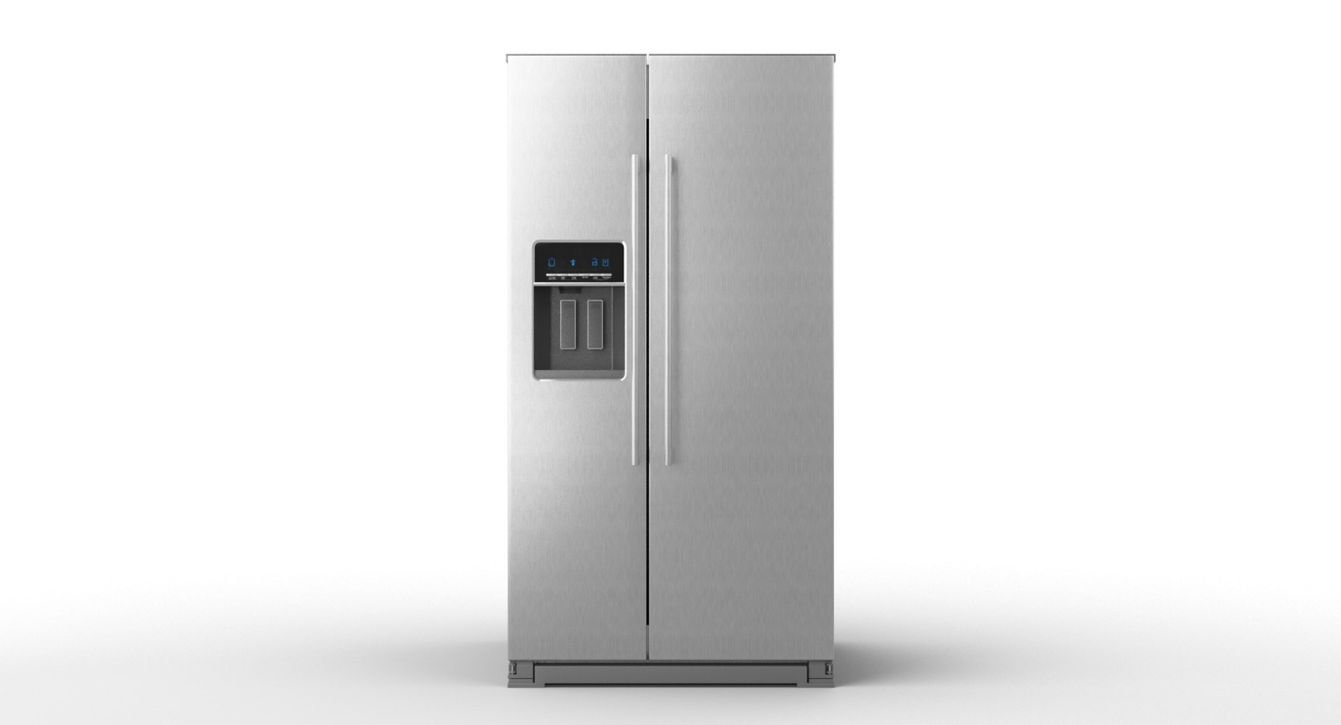 3d Model Ikea Nutid Sidebyside Refrigerator