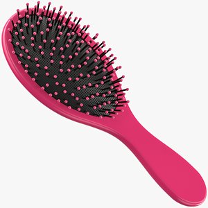 Hair Brush 02 3D Model