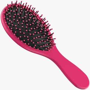Hair Brush 02 3D Model