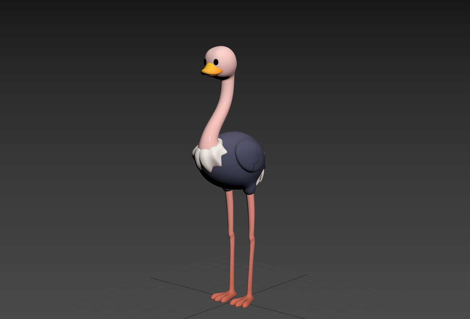 Character314OstrichMaxCharacter314 Ostrich Model - TurboSquid 2214579
