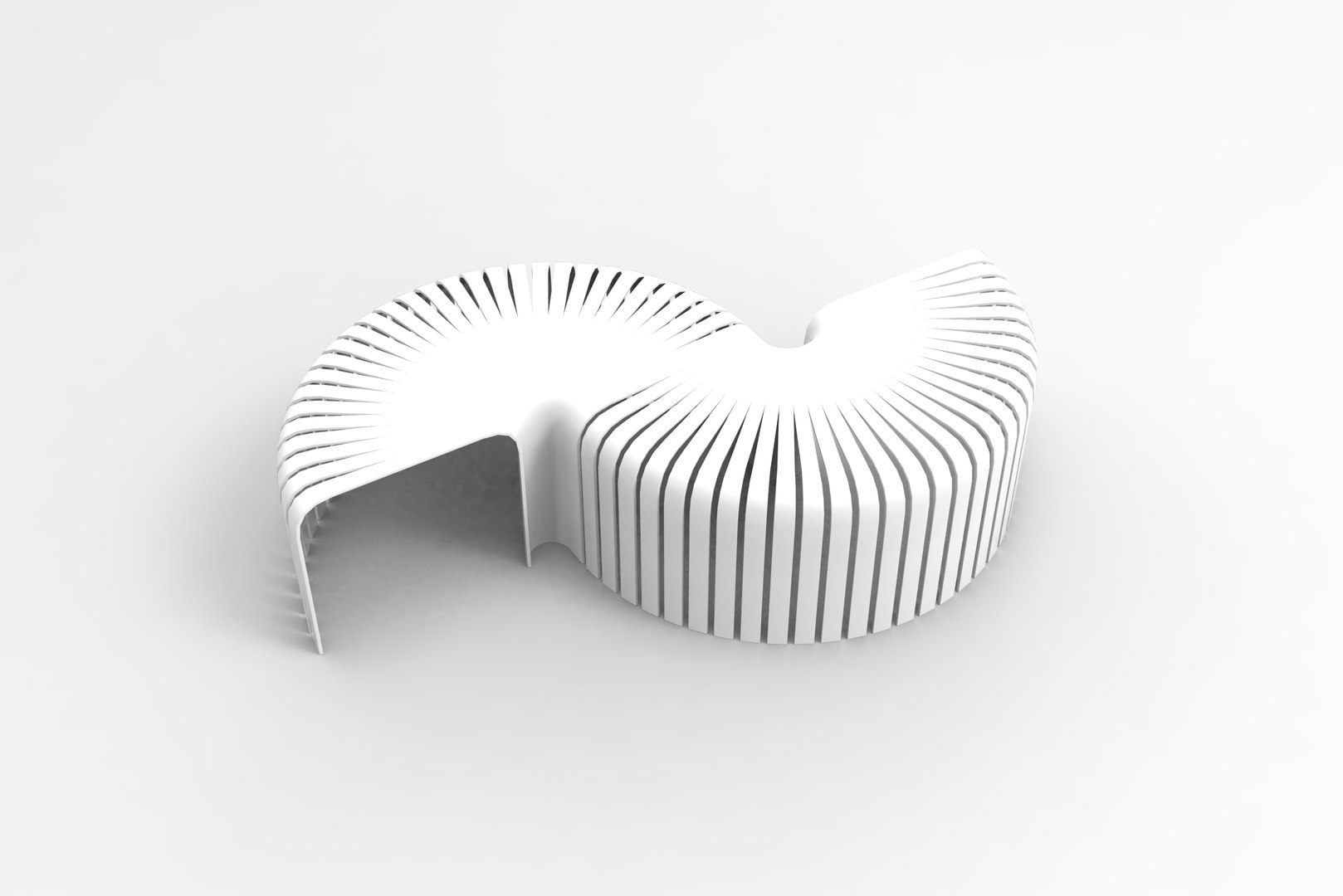 Fan stool 3D model - TurboSquid 1697608