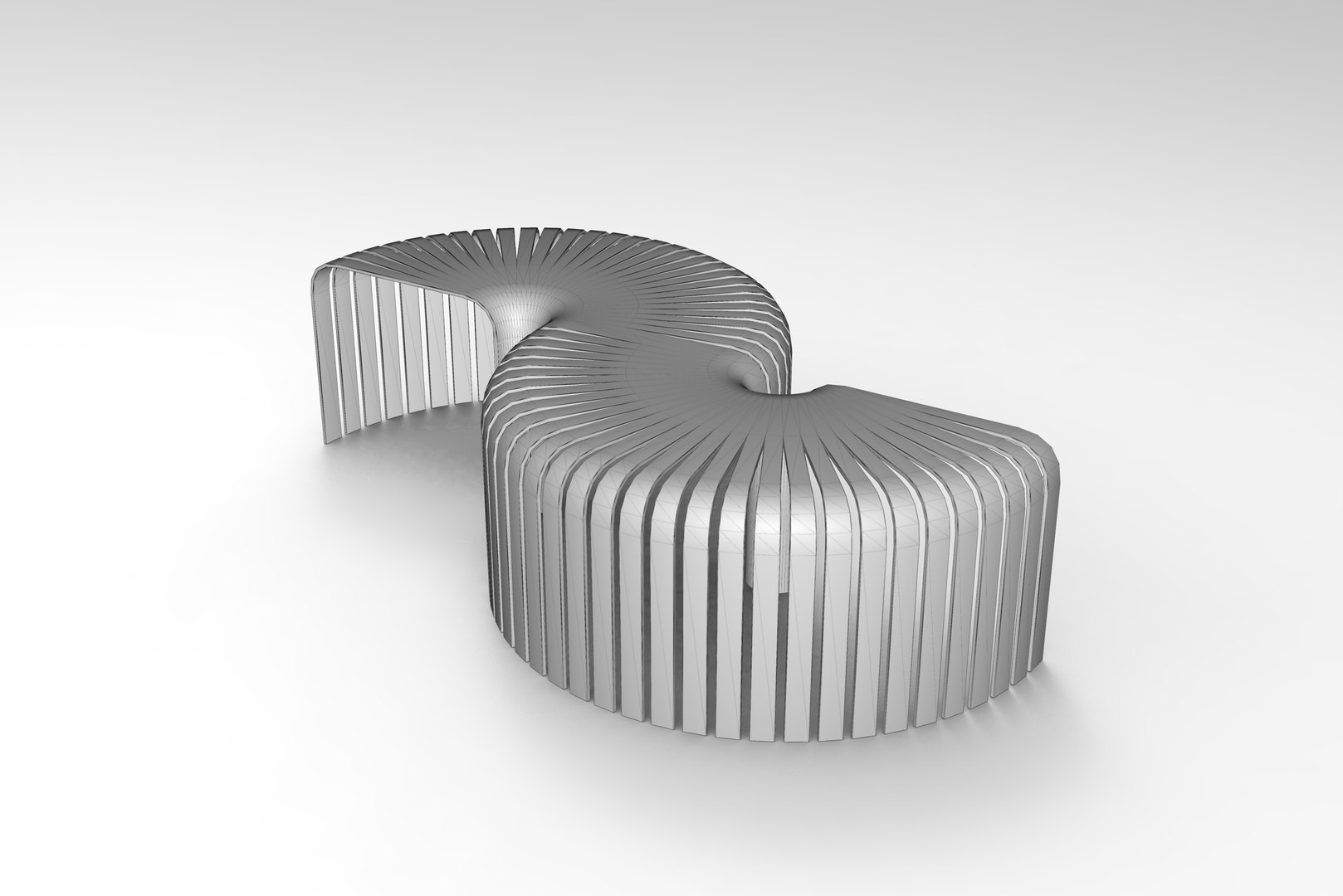 Fan stool 3D model - TurboSquid 1697608