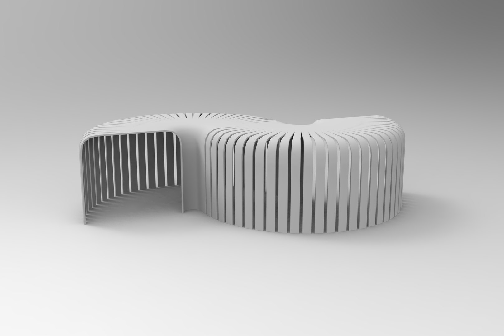 Fan stool 3D model - TurboSquid 1697608