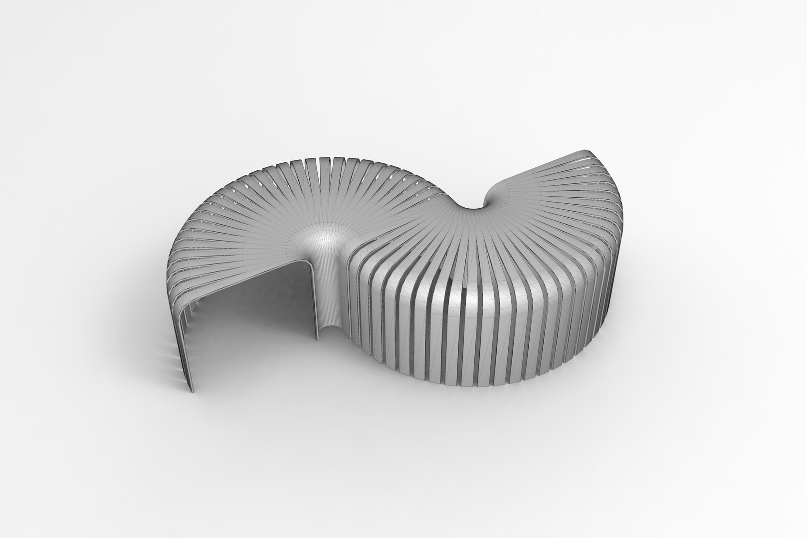 Fan stool 3D model - TurboSquid 1697608