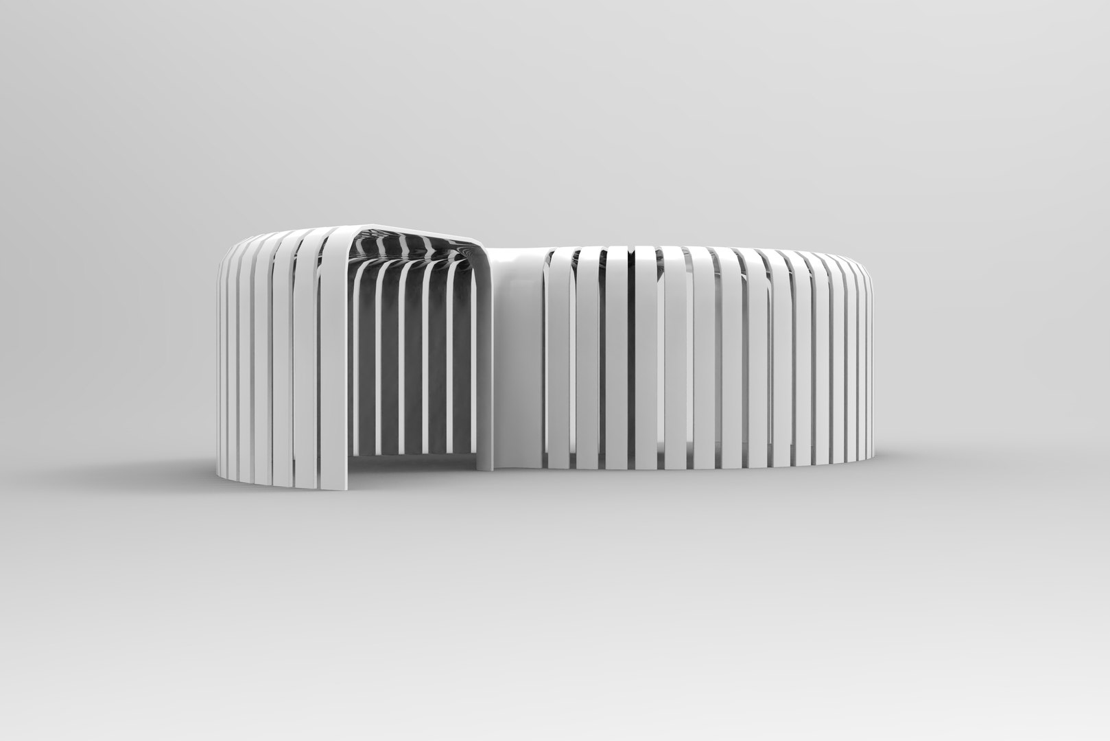 Fan stool 3D model - TurboSquid 1697608