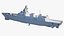 3D admiral gorshkov class frigate