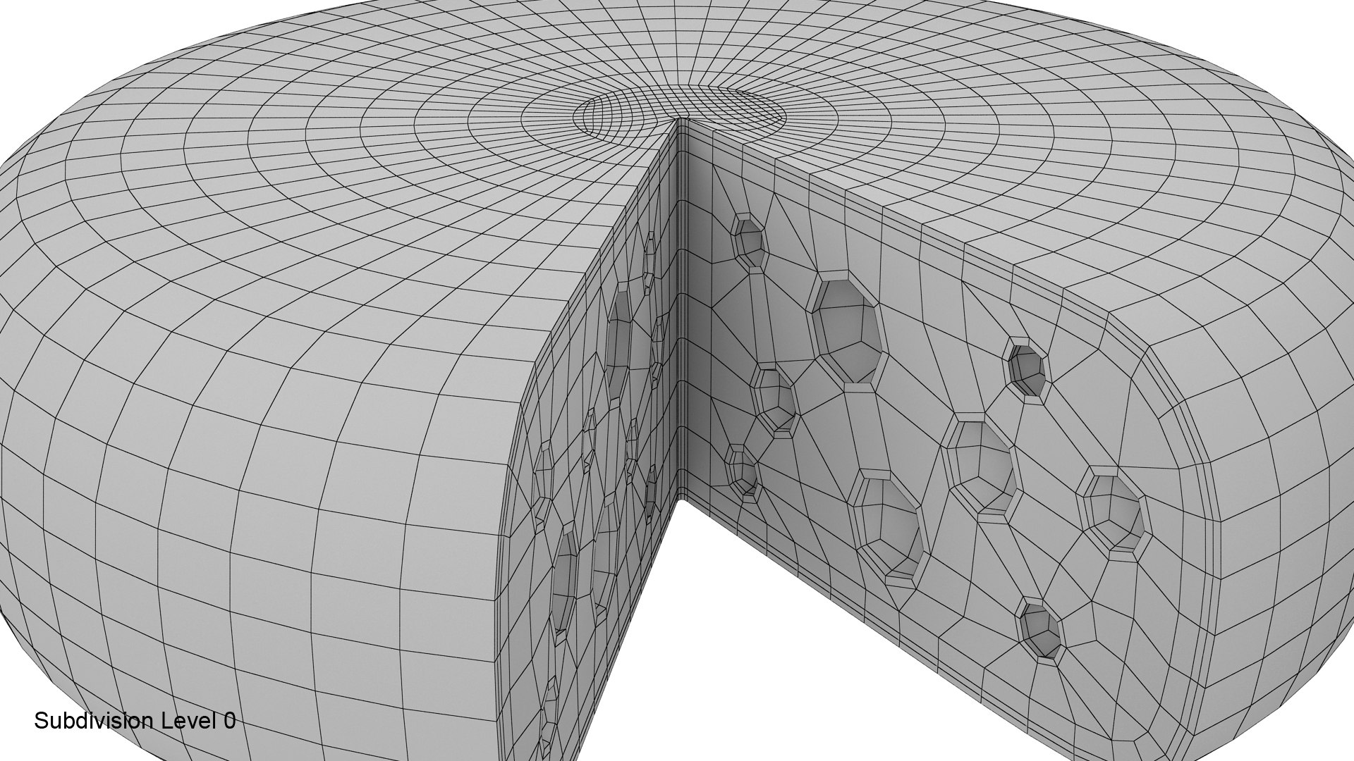 Cheese slice wheel 3D - TurboSquid 1655217