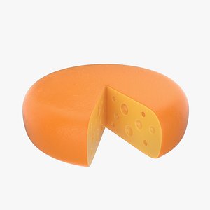 cheese slice wheel 3D