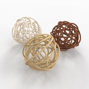 Decorative Clew Balls made of Twigs