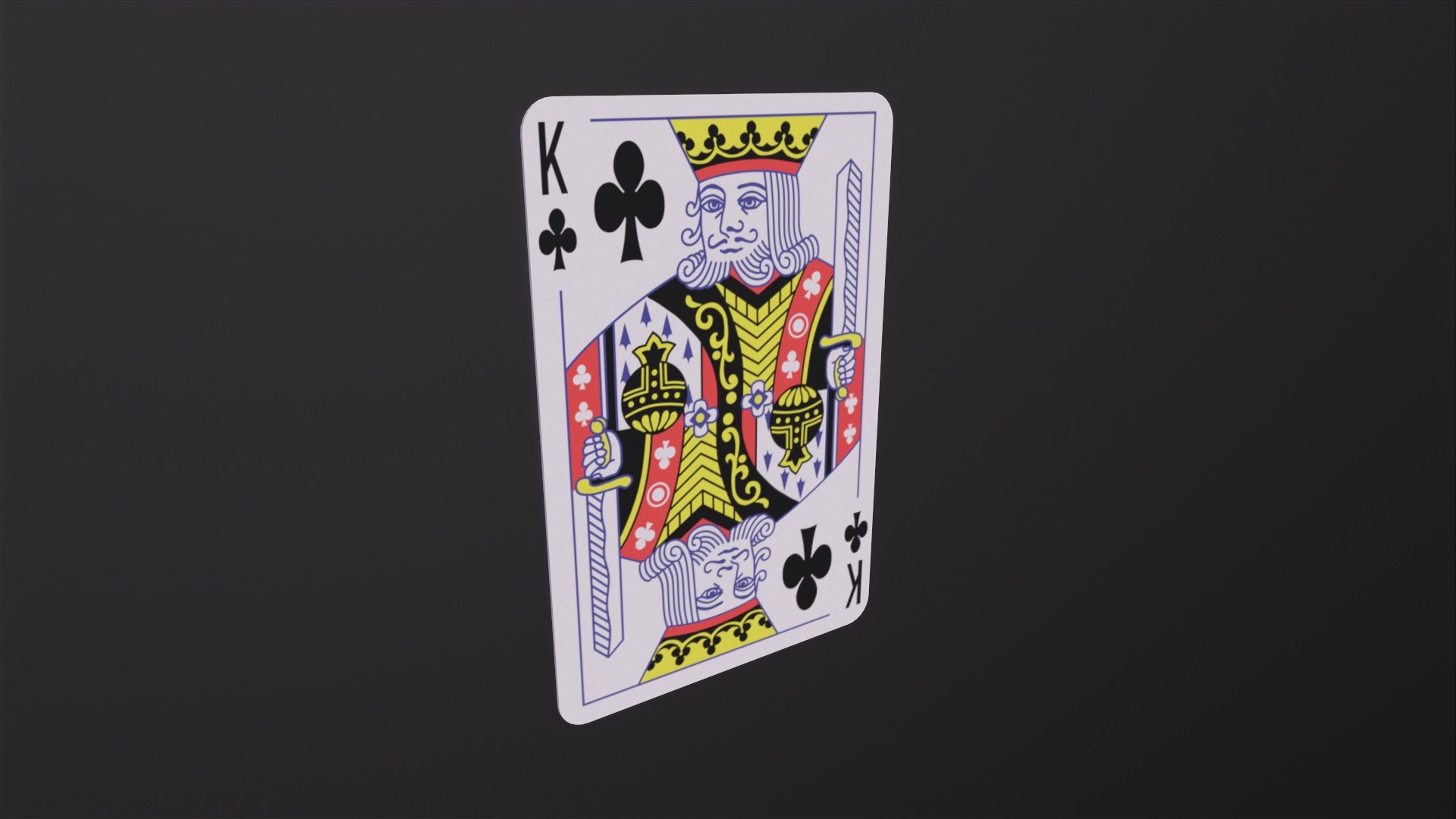 3D Poker Cards Clubs Joker Model - TurboSquid 2115956