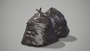 3D model trash bags