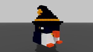 Magic penguin 3D model
