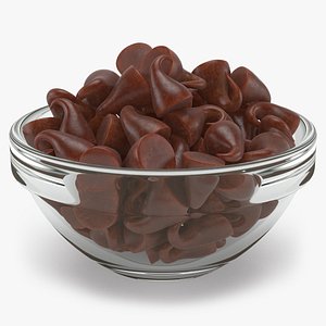 Chocolate Chips in a Glass Bowl model