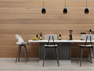 bar table 3D model