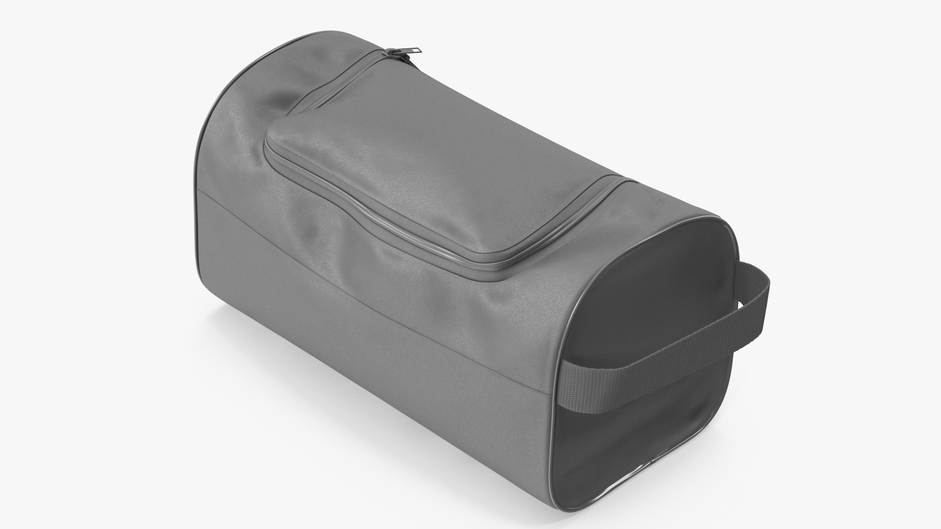 Workout Shoe Bag Grey 3D model preview
