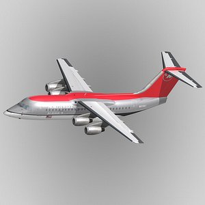 bae 146 avro rj 3d model