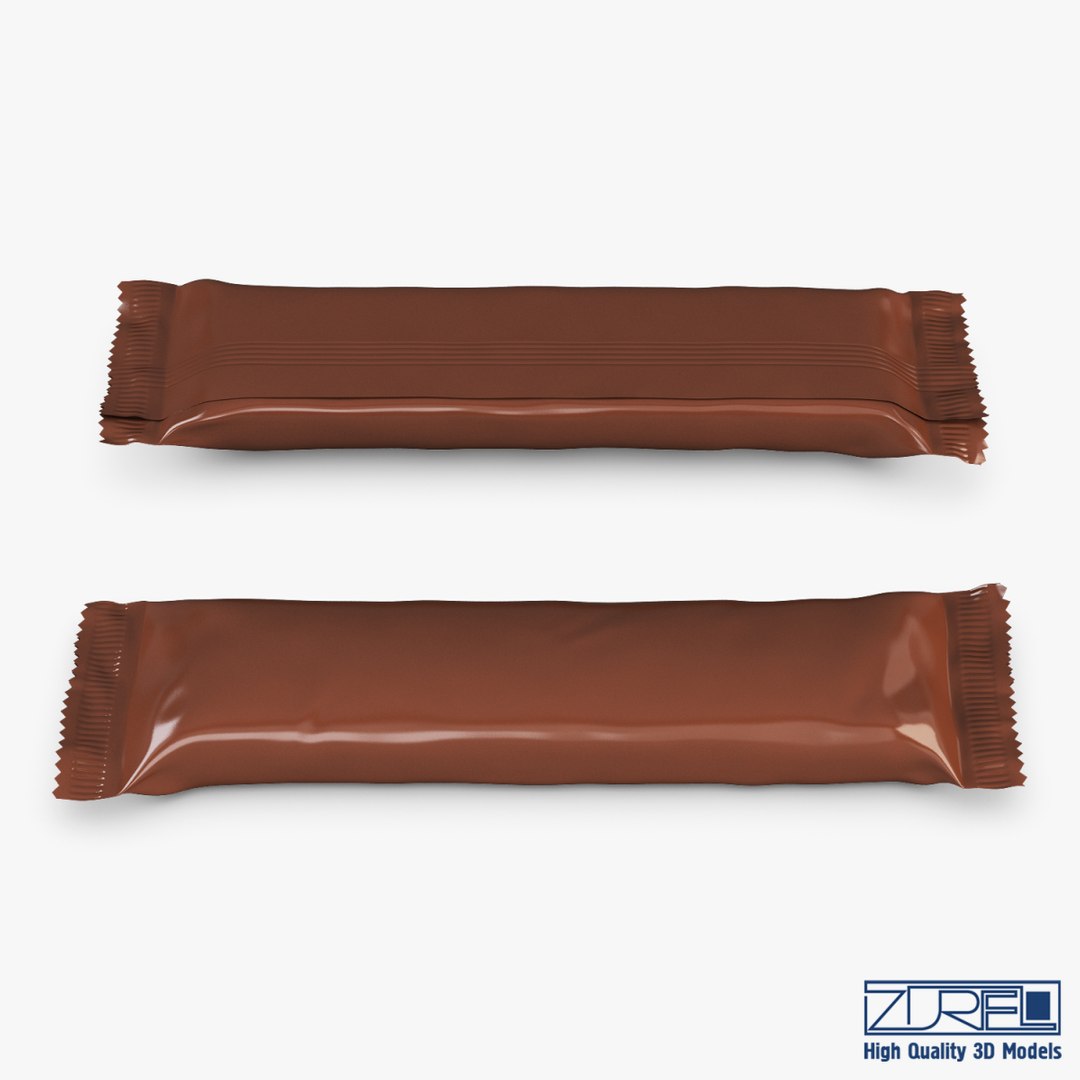 3d Model Candy Wrapper V 7