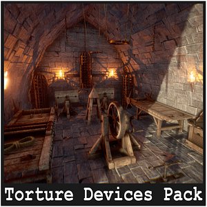 Torture Device  15 Dungeon Props 3D model