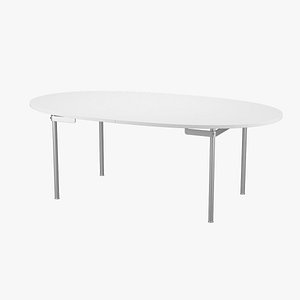 table hans j wegner 3d model