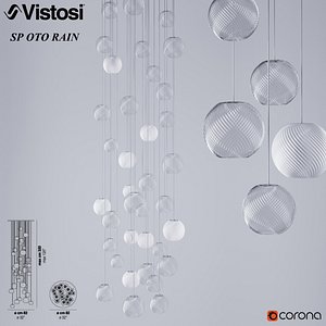 pendant lights vistosi oto 3d model