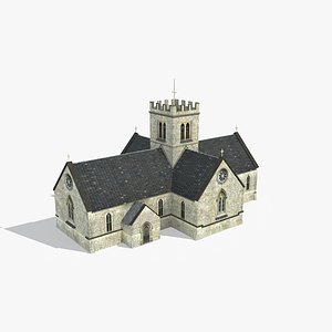 church st mary 3d model