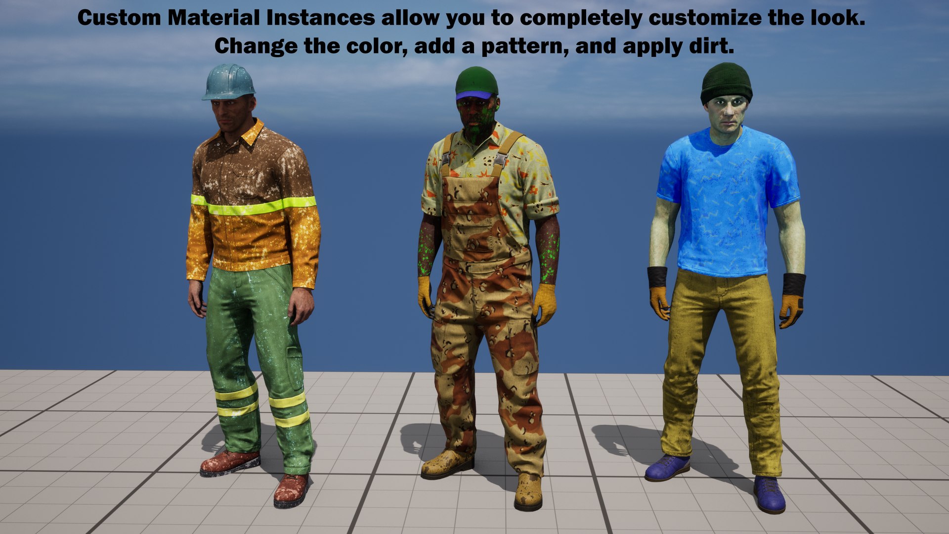 Workers Modular Character 3D model https://p.turbosquid.com/ts-thumb/lq/dtLrjh/Gu/ue_custommaterials2/png/1759257232/1920x1080/fit_q87/512b617f6bc5209a9387161886a05c673bae59c2/ue_custommaterials2.jpg