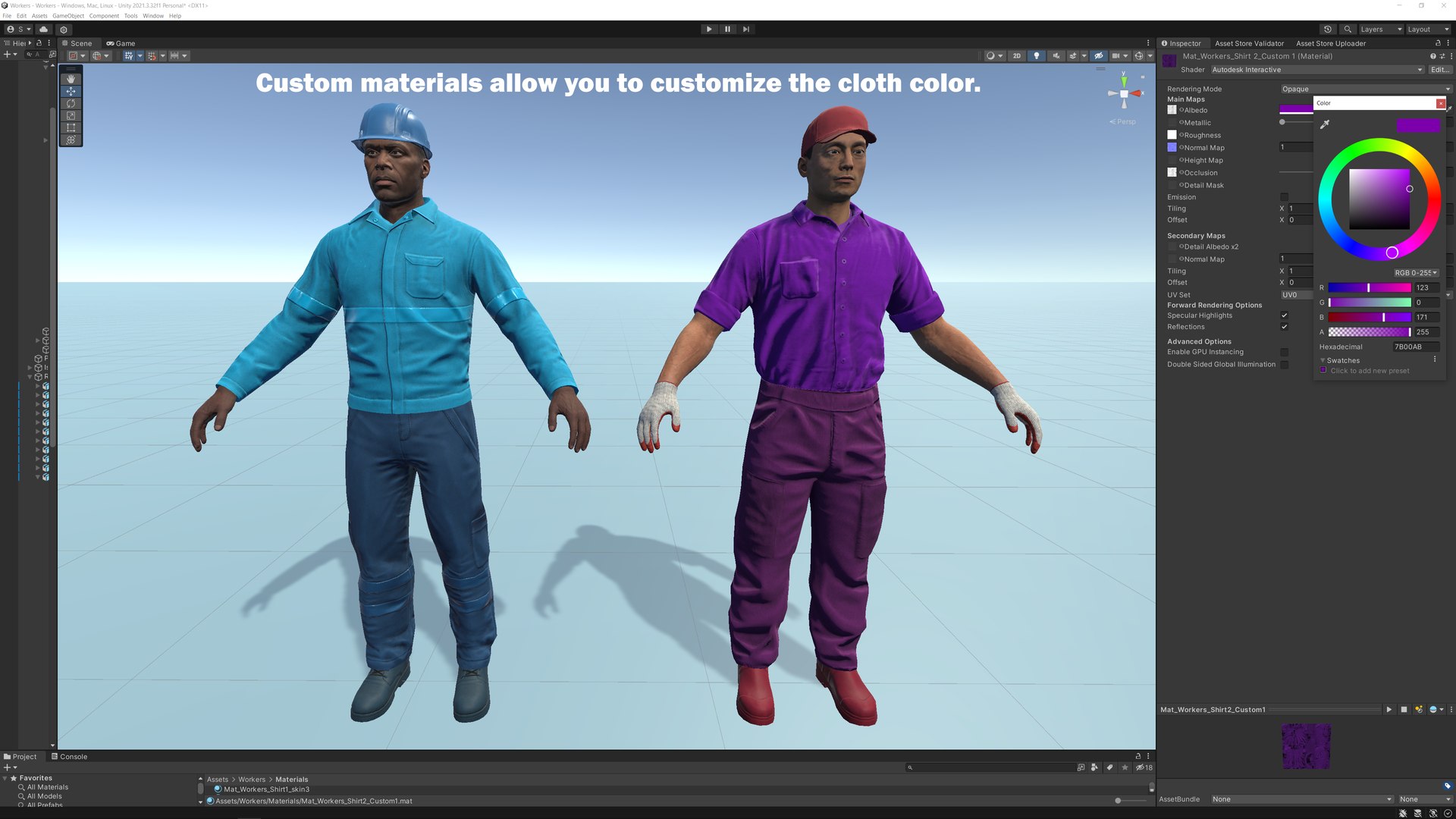 Workers Modular Character 3D model https://p.turbosquid.com/ts-thumb/lq/dtLrjh/I3/unity_customcolor/png/1759257234/1920x1080/fit_q87/e03545aa7b41f0b1ac3aeea39d0eb134cf29d804/unity_customcolor.jpg