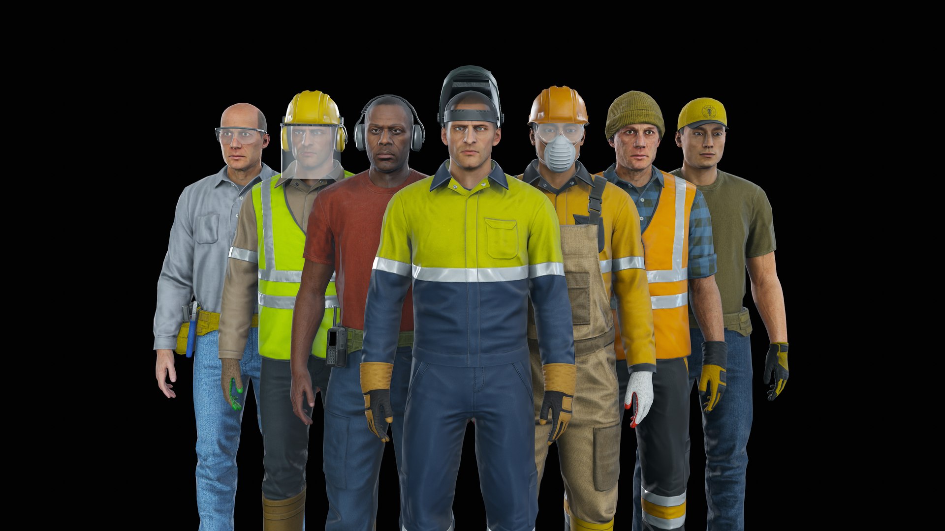 Workers Modular Character 3D model https://p.turbosquid.com/ts-thumb/lq/dtLrjh/Xz/close/png/1759257214/1920x1080/fit_q87/c549c4a670c54734073e443cdbb9e9646ed2216e/close.jpg