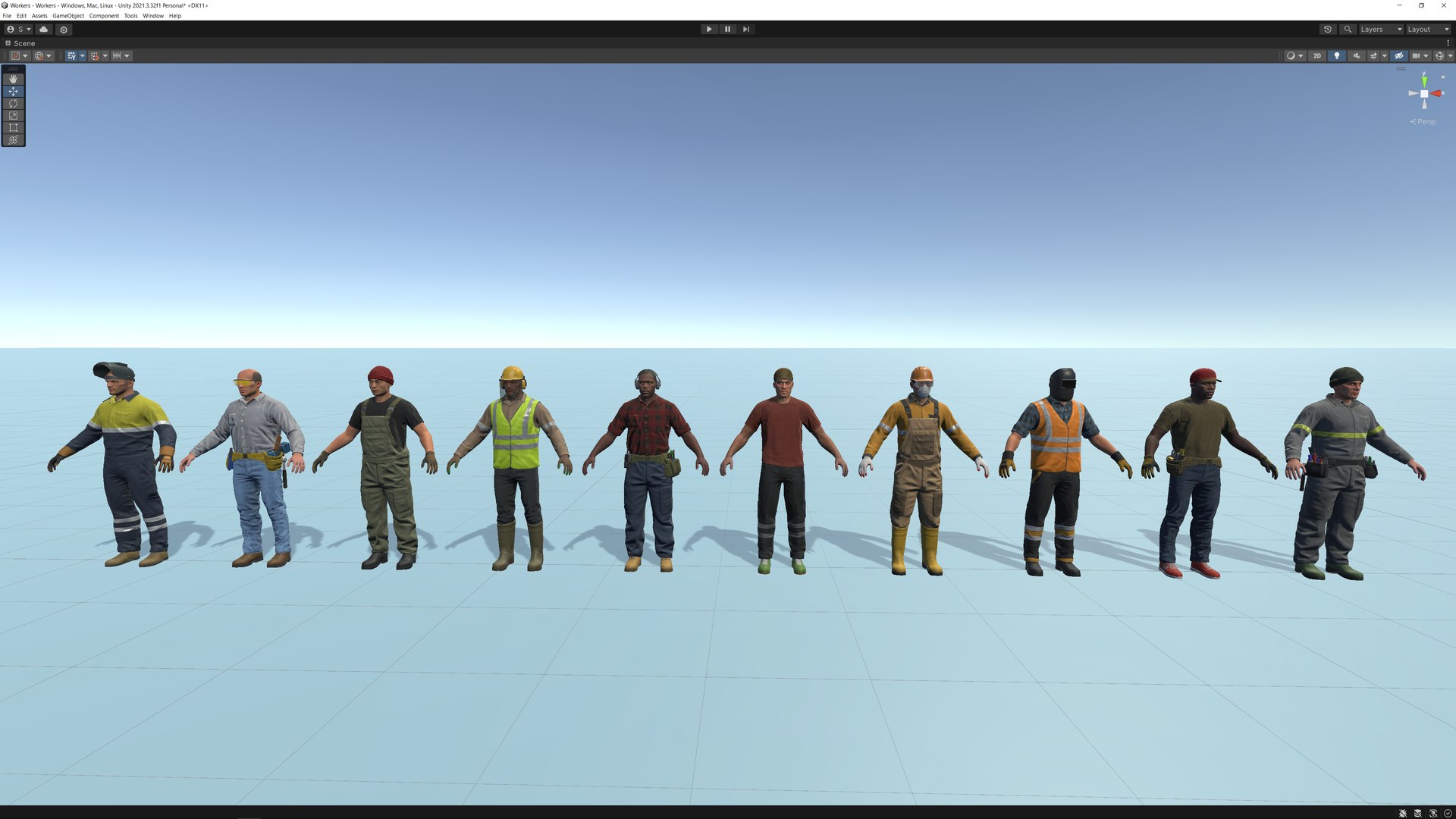 Workers Modular Character 3D model https://p.turbosquid.com/ts-thumb/lq/dtLrjh/o5/unity_10/png/1759257234/1920x1080/fit_q87/46277e9e91507bfa36c25ee91505a284288ed942/unity_10.jpg