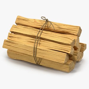 Bundle of Kindling Wood 3D Model