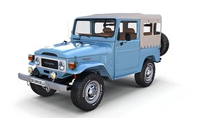 3D toyota land cruiser interior