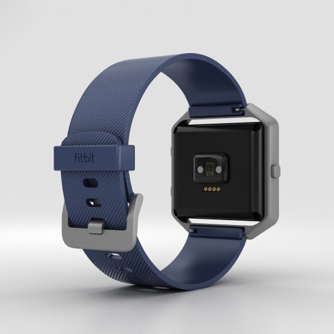 3D Model Fitbit Blaze Blue - TurboSquid 1322725