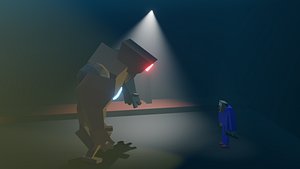 3D Monster scene model