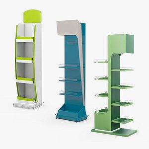 Display Stands Collection 3D
