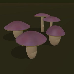 boletus cartoon 3d 3ds