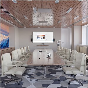 Modern conference meeting room 1 with equipment