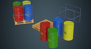 barrel contains 1a 3D model