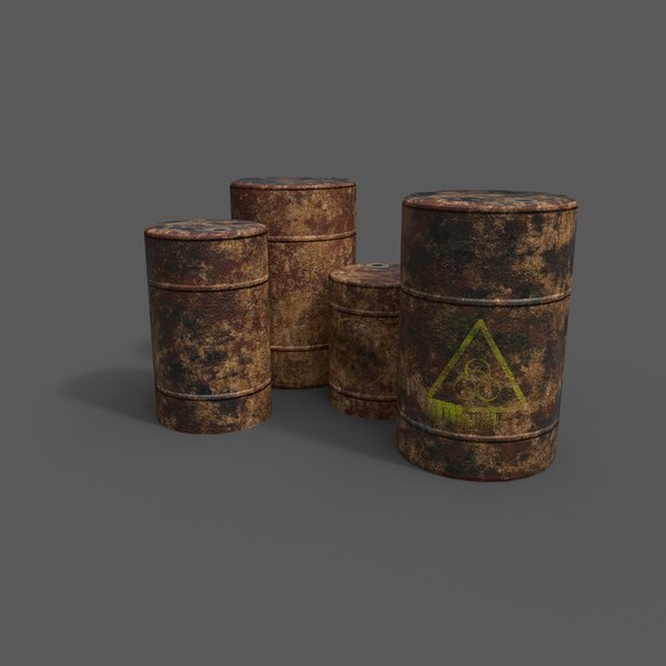 3D barrels industrial container