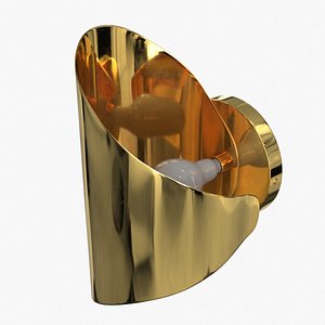 3D Vanguard Brass Sconce model