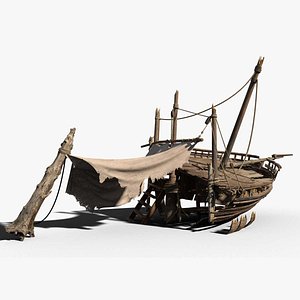 Shipwreck Camping 3D model