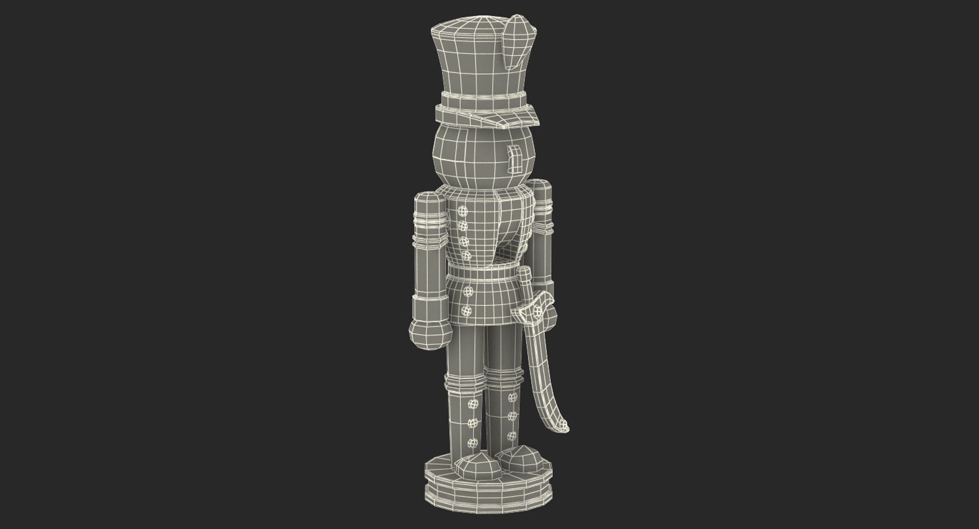 Wooden Nutcracker 3D Model - TurboSquid 1292897
