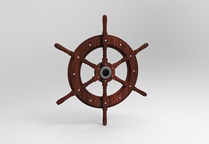 obj boat wheel captain