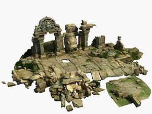 3D Temple Ruins model