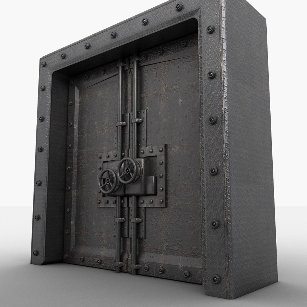 3ds max metal door