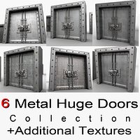 Metal Huge Door Textured Collection