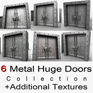 3ds max metal door
