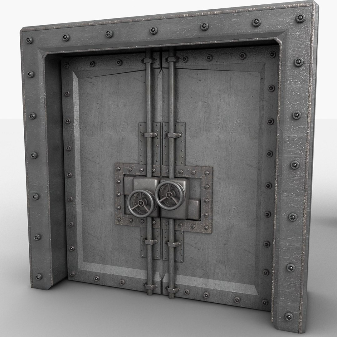 3ds max metal door